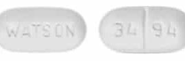 WATSON 34 94 Ibuprofen and Oxycodone Hydrochloride 400 mg / 5 mg